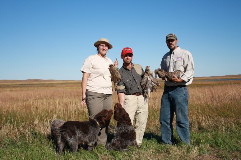 Wirehaired Pointing Griffons Nebraska Grouse Hunting