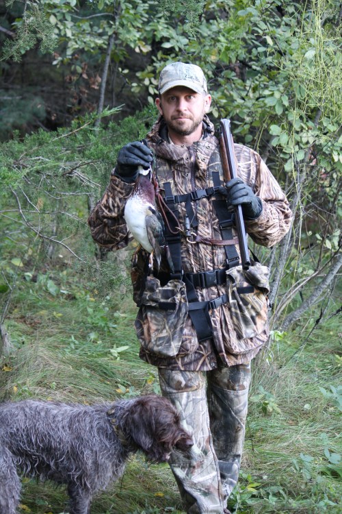 Charles and BB started Sunday with a wood dock drake