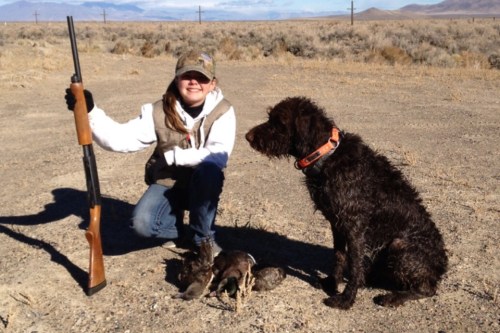 Andi, Whiskey and some ducks