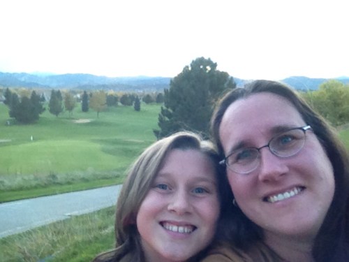 Cordelia and Charity in Colorado for AWPGA Nationals