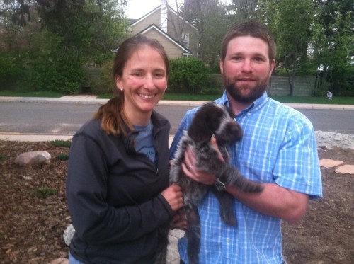 Hope went to Wyoming with George and his wife.