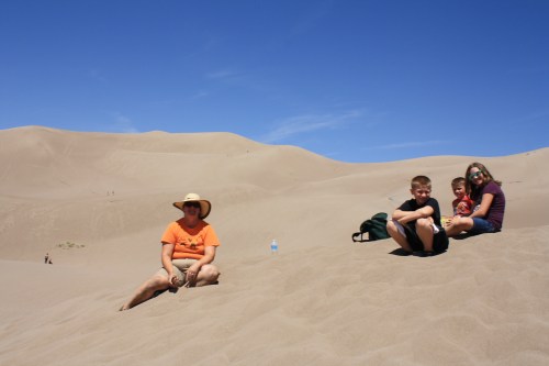 Great Sand Dunes National Park kicked my arse.  Photo by Charles.