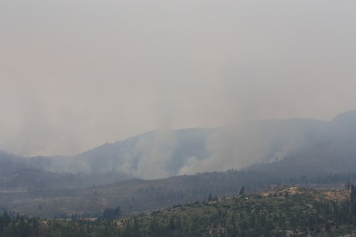 Yosemite burning