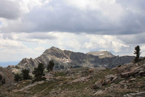 The view of the back side of Liberty Pass.  Extremely daunting.