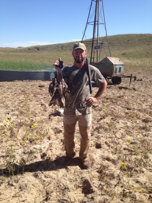 Charles and a Sandhills dove limit