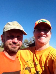 Yet another dorky hunting selfie from Charles and Charity