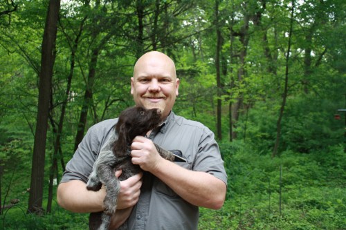 James took Isabel back to Sioux City, Iowa. He and his wife also have a 3 week old human baby!