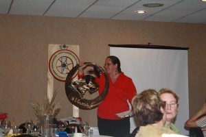 Charity auctioning off a cool welcome sign