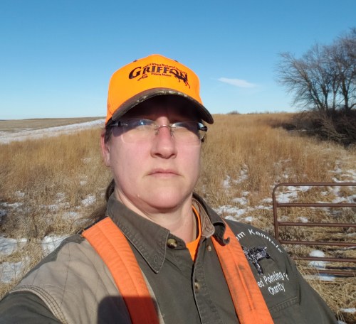 Charity Upchurch hunting