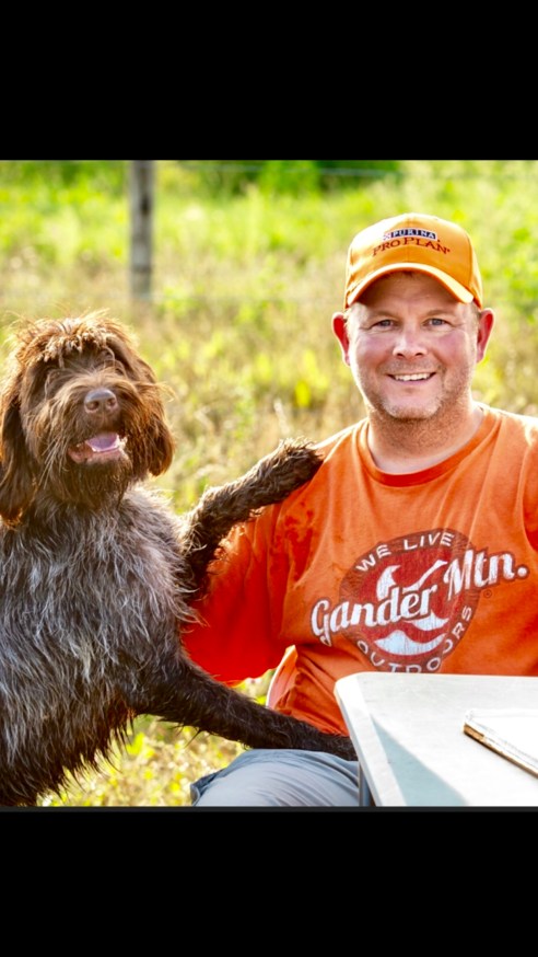 Brent and Maddy Wirehaired Pointing Griffon